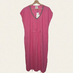 Molly Bracken Lili Sidonio Short Sleeve  Tunic Dress - Women’s Large